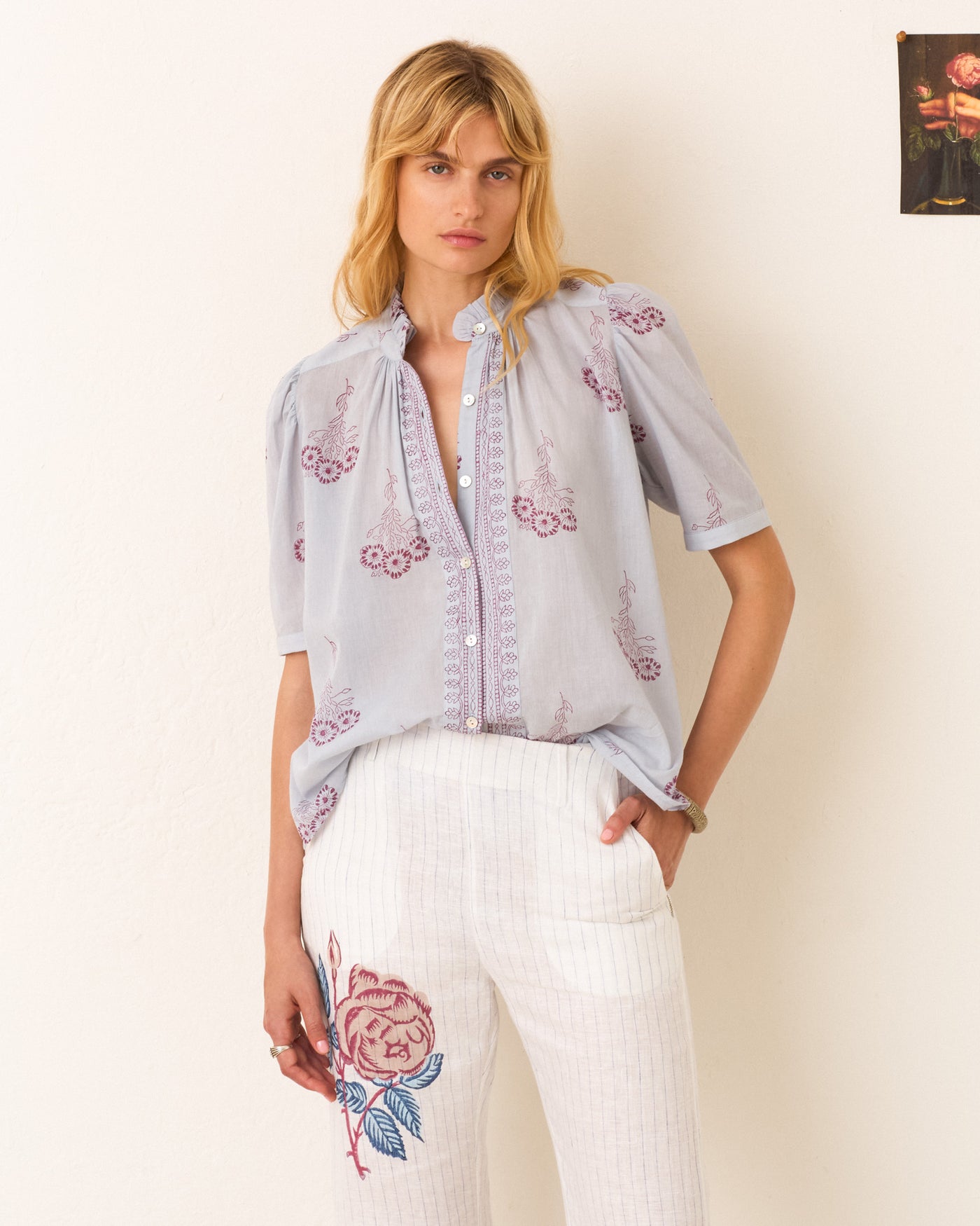 Winn Pansy Sky Shirt