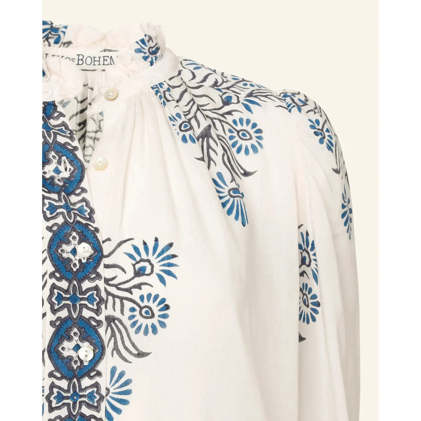 Annabel Black and Blue Shirt