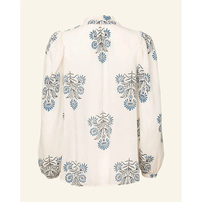 Annabel Black and Blue Shirt