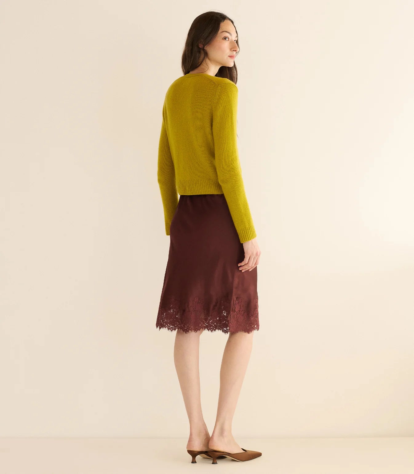 Elowette Skirt - Cafe Brun