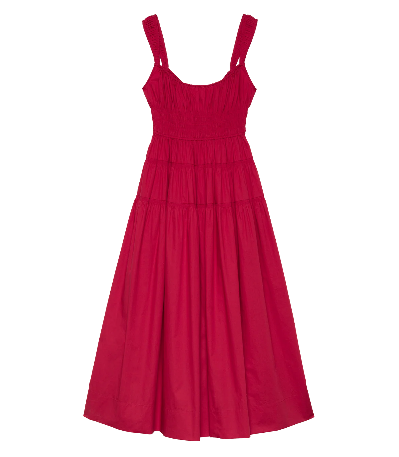 red clover dress Sandshell Midi Dress Red Clover