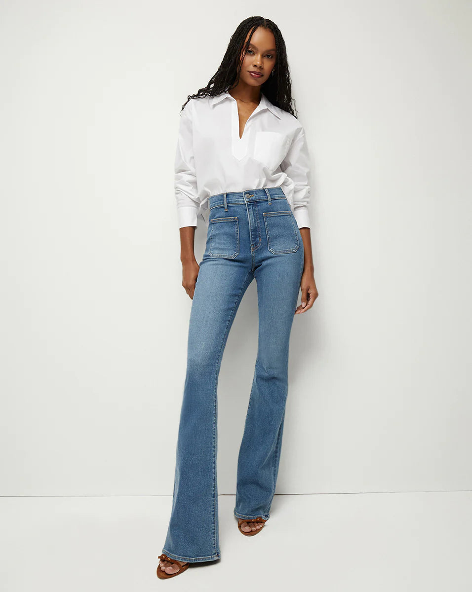 Beverly Skinny Flare with Patch Pockets