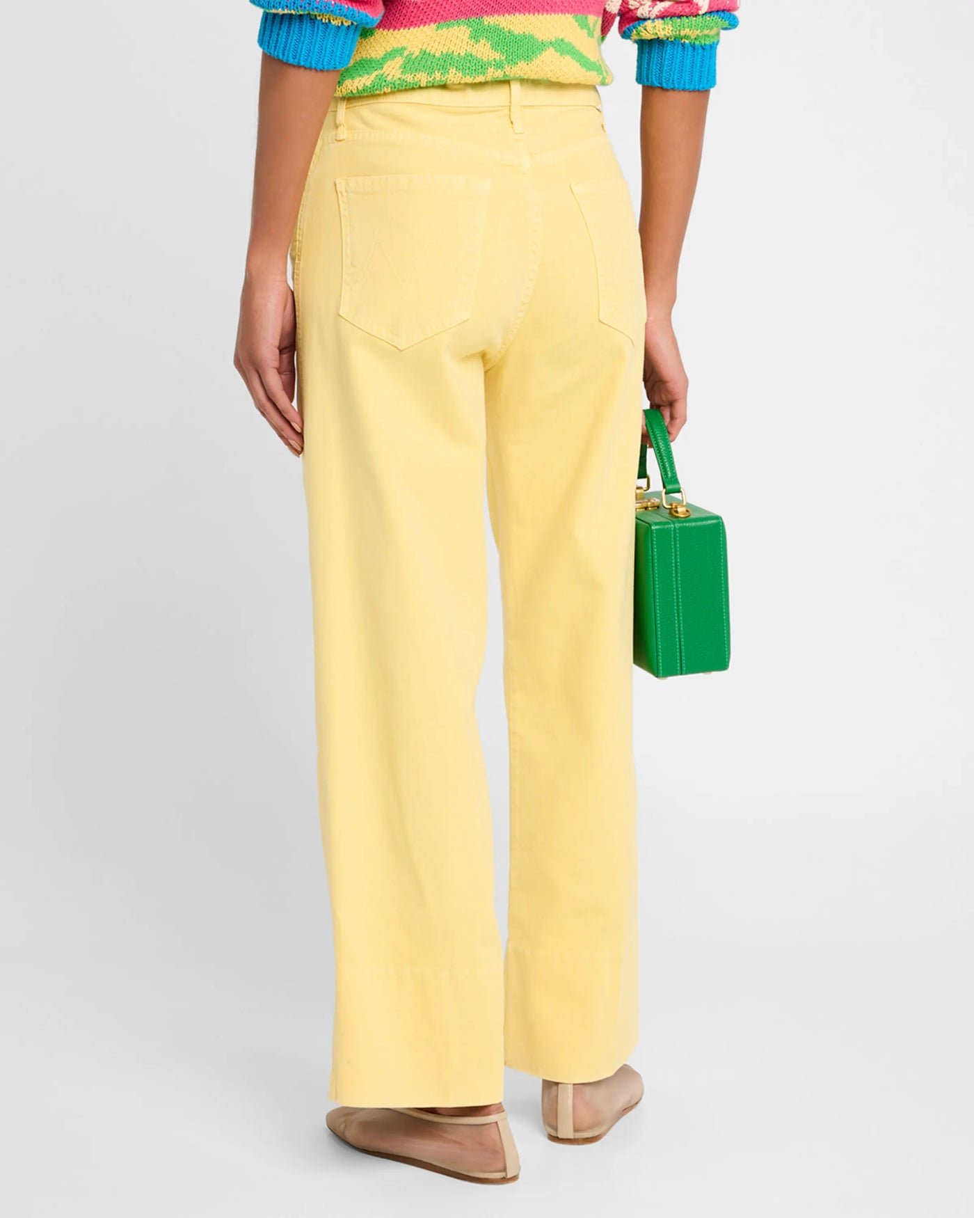 The Maven Wide Hem Ankle - Chalk it up Sunshine