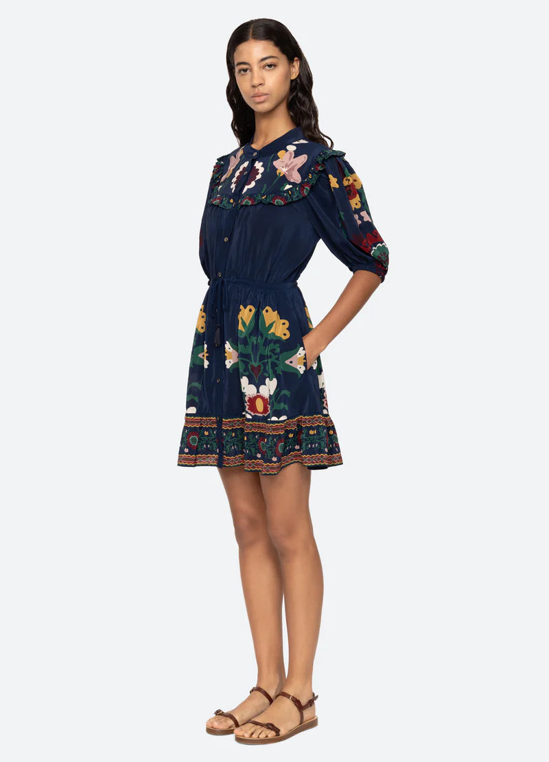 Cassia Print Short Sleeve Dress