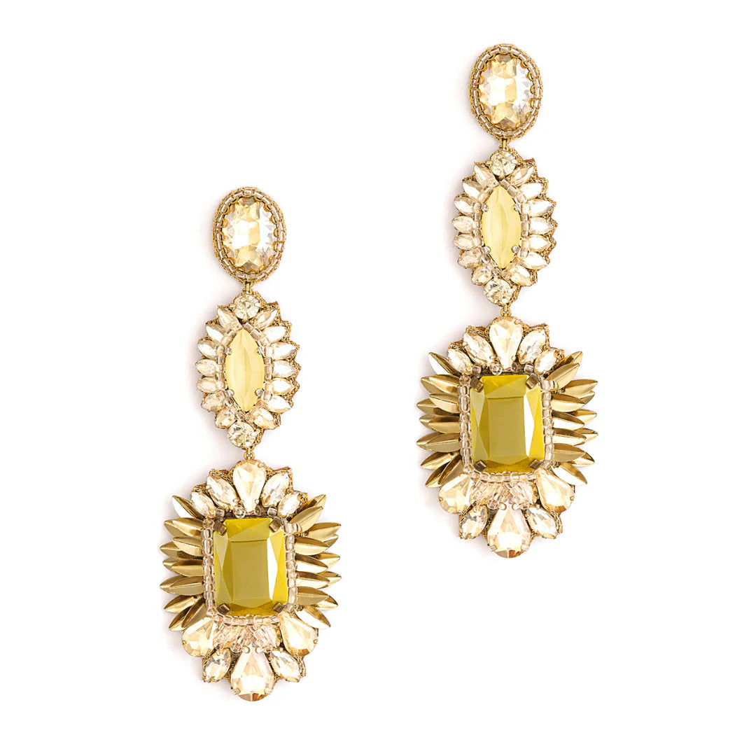 Klara Earrings - Yellow