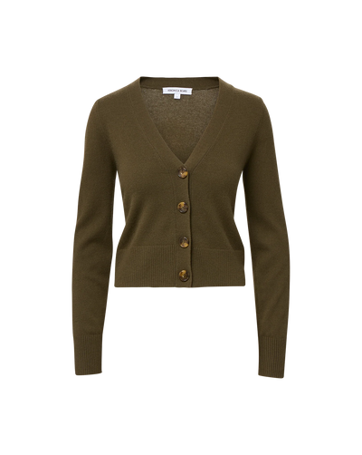 Solene Cashmere Cardigan - Cypress