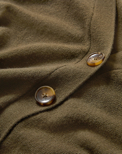 Solene Cashmere Cardigan - Cypress
