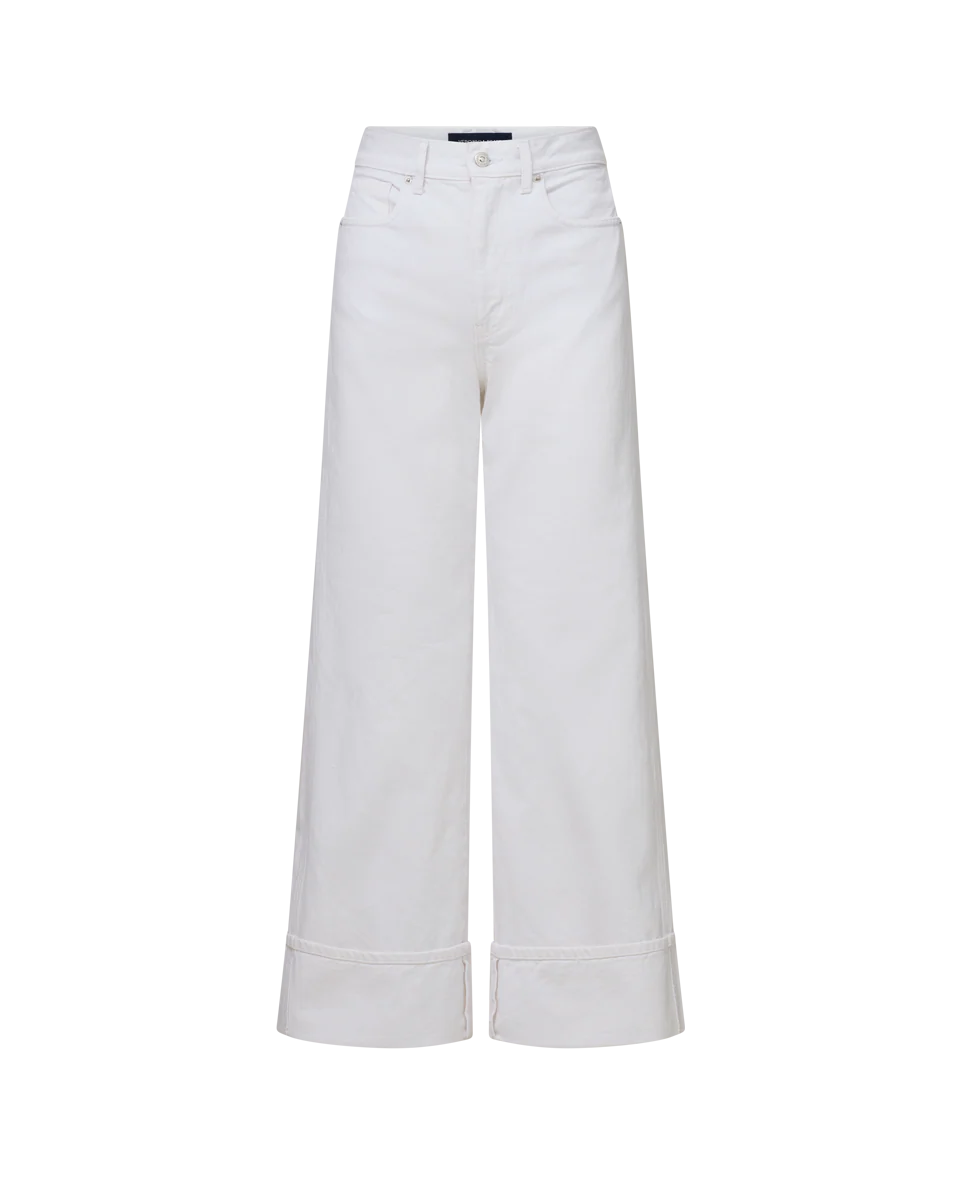 Taylor Cropped High Rise Wide Leg with Cuff