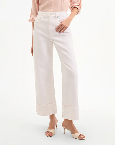 Taylor Cropped High Rise Wide Leg with Cuff
