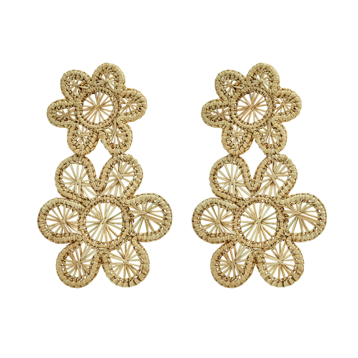 Rattan Bloom Earring