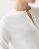 Rosie Cardigan - Ivory Cotton/Silk