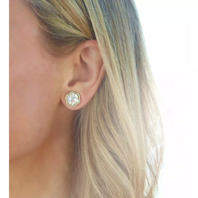 Clementine Stud - Mother of Pearl