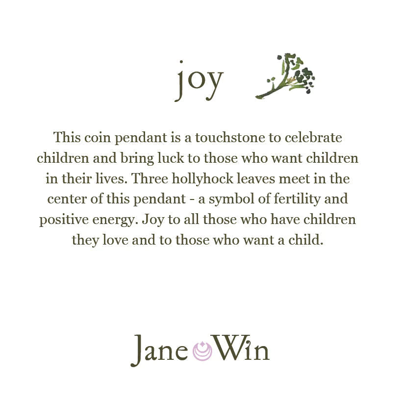 JOY Gold Coin Pendant Necklace