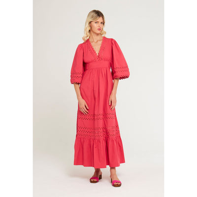 Roda Long Dress Watermelon
